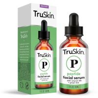 Suero de péptidos TruSkin para la cara – con péptidos, aminoácidos, té verde, aloe y vitaminas B5 y E – Apoya la barrera cutánea y el colágeno natural de la piel, para una piel más firme, 1 fl oz - details 4