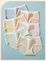 6Pcs Cotton Panties Women Breathable Underwear Seamless Girls Briefs Solid Panty Soft Underpants Sexy Low-Rise Female Lingerie - details 1