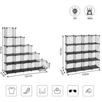 Armario de Alambre Modular de 16 Cajas Montaje en Bricolaje Arma de Almacenamiento - details 10