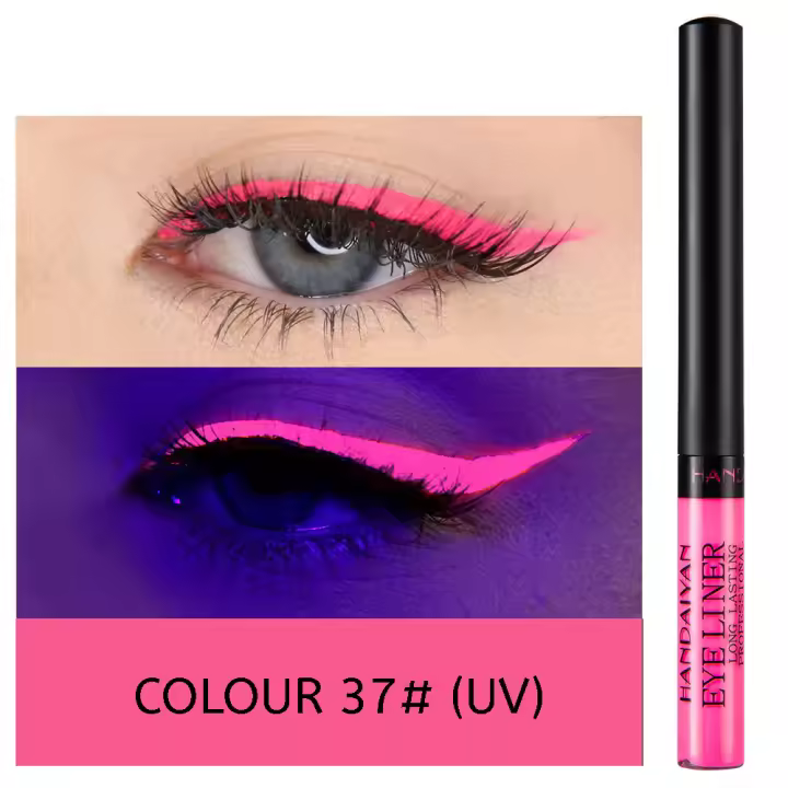 Handaiyan impermeable de larga duración sin manchas delineador de ojos 42 colores mate sombra de ojos delineador líquido - 1