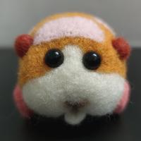Juguete de fieltro Pui Molcar terminado, Animal bonito creativo, muñeco de juguete hecho a mano, juguete de fieltro de lana, juguete de fieltro de lana DIY, regalo para niños - details 35