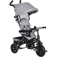 Triciclo para Bebés 6 en 1 Evolutivo con Toldo Plegable, Mango de Empuje, Cinturón de Seguridad, Cesto de Carga 25kg Deportes y Aire Libre - details 27