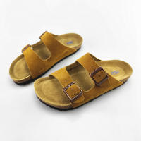 Zapatillas de cuero de vacuno, zapatillas frescas, zapatos de playa de verano, suela antideslizante suave, zapatos de pareja para hombres y mujeres - details 26