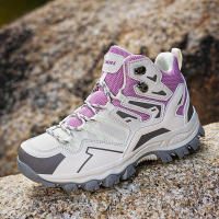 Botas de senderismo antideslizantes de alta calidad para mujer, botas de montaña resistentes al desgaste, zapatillas de senderismo con amortiguación al aire libre - details 8