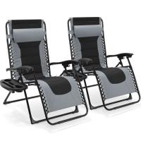Silla de Relájate al Aire Libre Ajustable Asiento Cobertado para Adultos 160kg - details 16