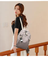 2023 New Large Capacity Simple Style Casual Mochila Travel Women Anti-theft Backpack Waterproof Fabric Large Female Shoulder Bag - details 2
