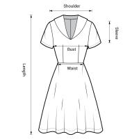 Vestido de manga corta para niña, Vestido de manga corta con decoración de flores grandes, ropa de fiesta de verano - details 7