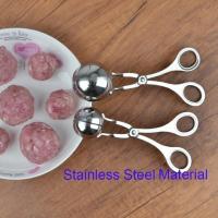 Herramienta de fabricación de bolas de carne, Clip de acero inoxidable, cuchara moldeadora de bolas redondas - details 2