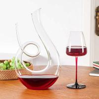 Botella de vino tinto SNIE de cisne de vino, barra soplada a mano, olla para fiesta, juego de inflador de champán de cristal de moda sin plomo - details 7