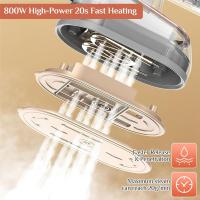 Plancha portátil para planchar en seco y húmedo, miniplancha de vapor para viaje, enchufe europeo, 800W - details 2