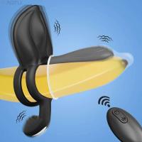 Leten-vibrador de pareja con anillo de Control remoto de doble Motor, juguetes sexys para adultos para hombres, anillo para retrasar la eyaculación - details 7