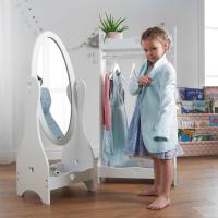 Armario infantil de madera de 3 a 8 años, perchero hecho a mano para niñas, mueble para dormitorio infantil - details 2