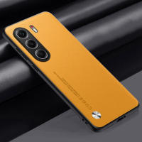 Funda de lujo de cuero PU para Tecno Camon 40 Pro 4g Cubierta trasera de silicona mate - details 16