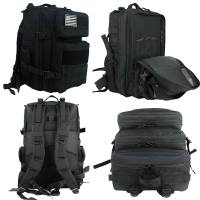 Mochila Táctica Impermeable Unisex Ideal para Acampar y Senderismo Bolsa de Gimnasio de 25 L y 45L para Viajes al Aire Libre - details 1