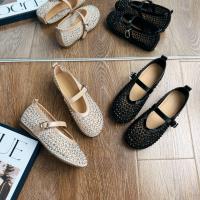 Diamantes de imitación Mary Jane zapatos de malla transpirable de hadas zapatos casuales de las mujeres de moda versátil solo zapatos - details 2