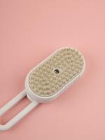 Cepillo de vapor 3 en 1 para gato, cepillo de masaje para eliminar el pelo suelto y enredado, 1 unidad - details 3
