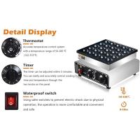 Mini fabricante comercial de 110V EE. UU., 25 uds., máquina para hacer tortitas de 950W, máquina para hacer Dorayaki antiadherente, parrilla holandesa Poffertjes, acero inoxidable, - details 2