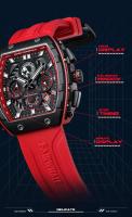 Reloj Deportivo de Moda para Hombres Leten Cuarzo Premium Correa de Silicona Impermeable - details 5