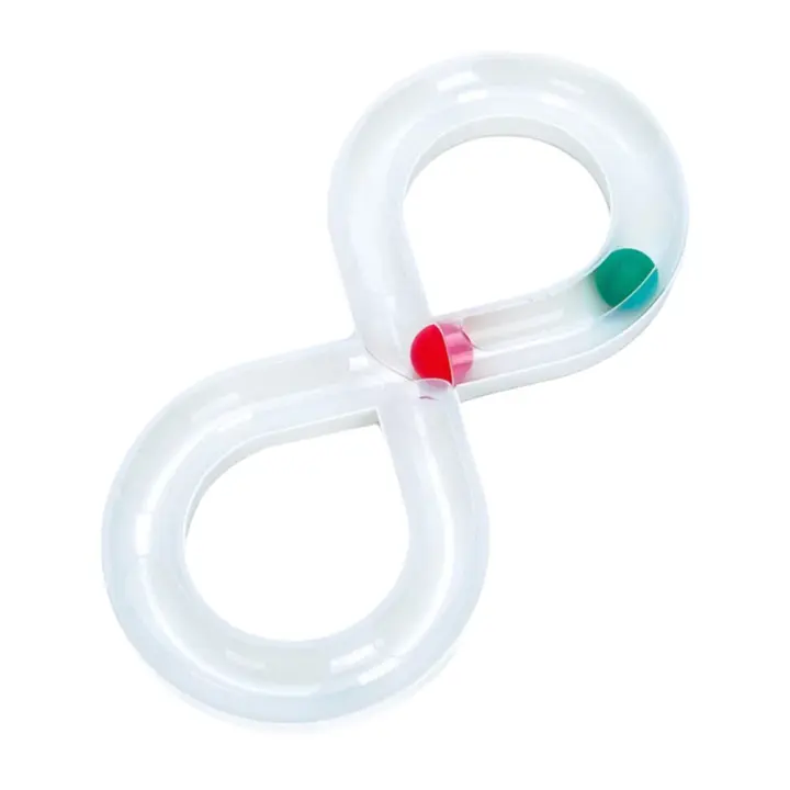 Túnel para gatos, diseño divertido de túnel para gatos, plato giratorio duradero para mascotas, pista de plástico en forma de 8, bola de juguete para gatitos, entretenimiento - 1