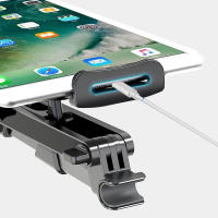 Reposacabezas telescópico Universal para asiento trasero de coche, soporte de tableta para iPad Mini Air Pro, 4-11 pulgadas, rotación de 360 grados, abrazadera de soporte para teléfono - details 5