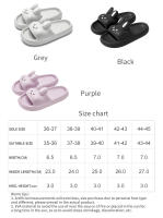 Tufo De Conejo Unisex Antideslizante Cómodo Y Suave Para Uso Doméstico Pantuflas De Interior Con Diseño De Dibujos Animados - details 1