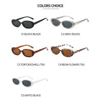 Gafas de sol retro estilo Hong Kong Tendencias europeas y americanas en gafas de sol de moda Gafas de sol con montura ovalada para mujer - details 1