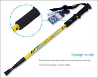 Muletas telescópicas de absorción de impacto, bastón ligero para escalada y senderismo, artículos para exteriores - details 11
