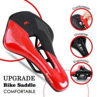 Asiento de Bicicleta Profesional WEST BIKING Ultraligero Hueco de Cuero Suave para Carreras de Bicicletas de Montaña y Carretera - details 16