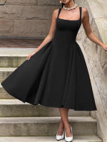 Temperamento francés elegante vestido de tirantes ropa de mujer 2025 verano buenos tiempos - details 5
