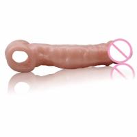 Empaque privado Condón Sexy Extendido Reutilizable Retraso Impotencia Erecciones Duraderas ED Anticonceptivo Punto G Funda de Dildo Real Masturbador Juguete Sexual para Hombres - details 6