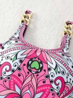 Traje de baño retro sexy y de moda 2025 con estampado push up y traje de baño de una pieza, corte de bikini de aguas termales para mujer - details 16