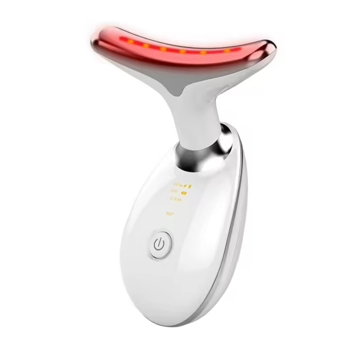 Scttomon Masajeador Facial y Cuello Herramienta de Cuidado de la Piel Multifuncional para Uso Doméstico Dispositivo de Belleza con LED de 7 Colores - 1