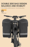 WEST BIKING-Bolsa de equipaje de gran capacidad para ciclismo, bolsa de doble cara para maletero de bicicleta de montaña o carretera, 33L - details 8