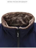 Chaqueta de algodón de gran tamaño para hombre, chaqueta de lana gruesa cálida a prueba de viento, Tops de tiro callejero casuales de moda, invierno, nuevo - details 13
