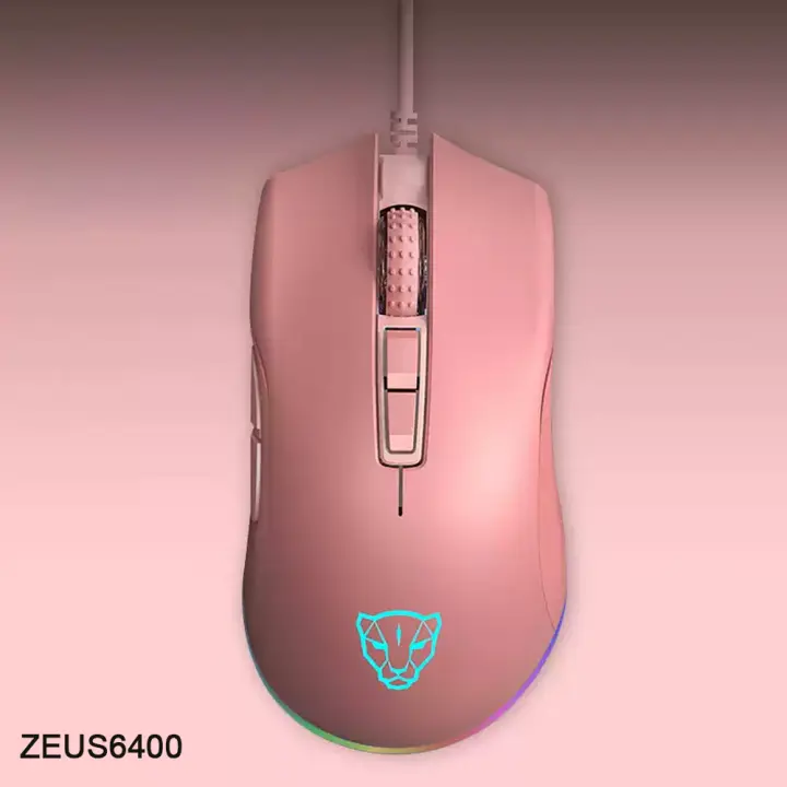 Motospeed V70 Mouse de juegos RGB con retroiluminación PAW3325 con cable 7 teclas Programación de macros personalizada - 1