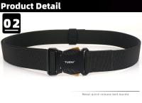 Cinturón Táctico de Aleación de Zinc Liberación Rápida, Ajuste de Sobreteta, Adecuado para Aventuras al Aire Libre, Commuter, Ocio Estilo Casual, Material de Nylon - details 5