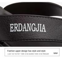 Novedad de verano, chanclas de PVC a la moda, zapatillas juveniles antideslizantes de Color sólido con Clip para la playa con punta abierta, zapatillas para hombre - details 4