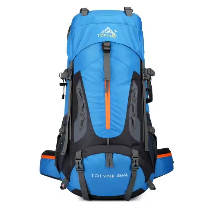 Mochila de camping para hombres y mujeres, bolsa de viaje impermeable de 70 litros para senderismo al aire libre, montañismo - 1