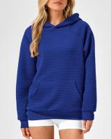 Sudadera con Capucha Básica para Mujer Estilo Y2K a la Moda Sudadera con Bolsillo Suelto - details 9