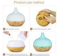 Humidificador Ultrasonido Silencioso de 550ml Control Remoto y LED de 7 Colores Apagado Automático - details 6