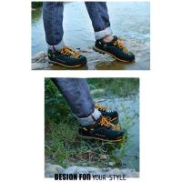 Zapatos De Senderismo Impermeables A La Moda, Zapatillas De Escalada Para Hombre, Zapatillas De Deporte Con Cordones Informales - details 14