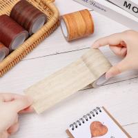 Cinta adhesiva de reparación de grano de madera realista, pegatina de línea de rodapié para renovación de muebles de piso, decoración del hogar, 5M por rollo - details 5