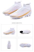 Botas de fútbol de alta calidad para hombre, tacos de fútbol TF/FG Unisex, zapatos de entrenamiento resistentes al desgaste, zapatillas antideslizantes para niños jóvenes al aire libre - details 28