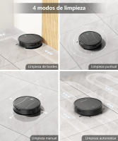 Robot Aspirador C2, Fregona, Aspira y Barre al mismo tiempo, 4000Pa, Autonomía de 150 Minutos, aplicación/remoto/control Blanco - details 7