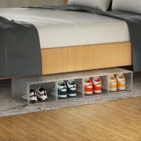 Cajas de Zapatos de Plástico Transparente 12 Cajas de Almacenamiento Apilables para Mujeres/Hombres - details 14