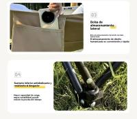 Silla reclinable jardin plegable camping al aire libre familiares party Portátil - details 8
