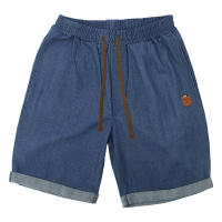 Pantalones cortos casuales de algodón para hombres, pantalones deportivos estampados de moda, verano - details 5