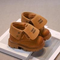 Botas cortas antideslizantes para niñas, zapatos de cuero, informales, versátiles, elegantes, estilo coreano, fondo suave, Otoño, 2024 - details 4