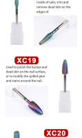 Recubrimiento de Uñas Herramienta de Pulido de Bit de Molienda de Carburo de Tungsteno para Máquina de Perforación de Uñas Arte Clavo Accesorio de Manicura Pedicura - details 5