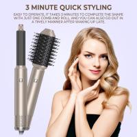 Peine de aire de calentamiento por succión automático Secador de pelo eléctrico multifuncional Plancha para rizar cinco en uno Plancha para el cabello - details 5